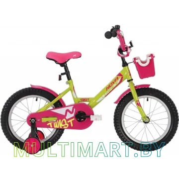 Детский велосипед Novatrack Twist 121TWIST.GNP20 (салатовый/розовый, 2020)
